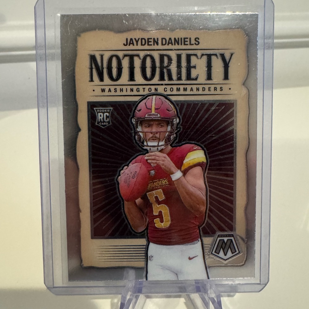 🔥 2024 Jayden Daniels Panini Mosaic Notoriety Football Rookie Card
